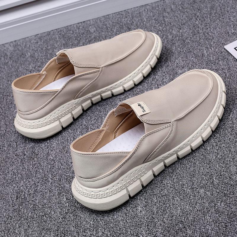 

Мужская летняя модная тканевая обувь. Универсальная парусиновая обувь. Мужская повседневная обувь с одной педалью. Дышащая модная обувь. 44