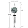 3D Rotating Wind Chimes Creative Metal Mirror Wind Spinner Pendant Garden Decoration Wind Spinner Home Decor Accessories