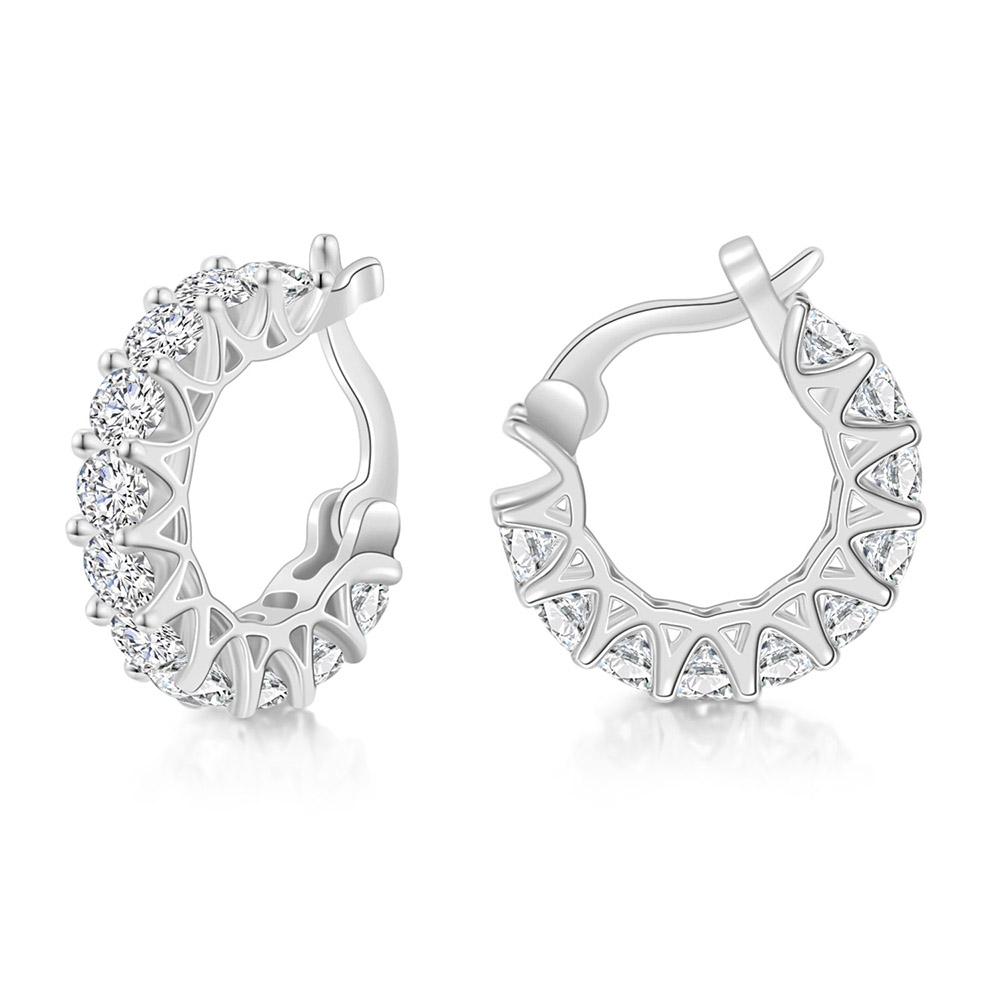 

ZHOUYYANG Small Hoop Earrings For Women Vintage Hip Pop Men Jewelry Punk Accessories Micro Pave Zircon Fashion Jewelry Gift E835