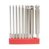 9PCS Magnetic Ball Head Hex Bits S2 Steel Hex Driver Bits Set  Auto & Mechanical Repair