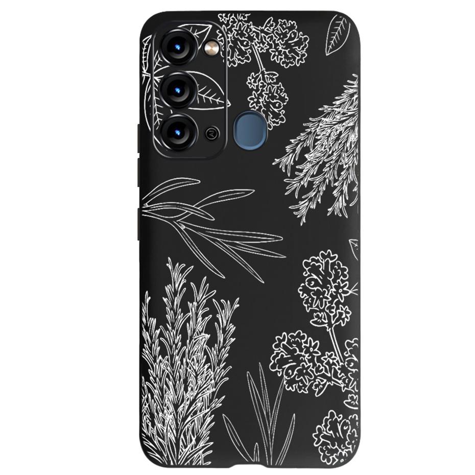 For ITEL Vision 3 Case Fashion Cat Sunflower Phone Cases For Itel S17 S 17 S661W Soft TPU Black Silicone Cover Vision3 Bumper