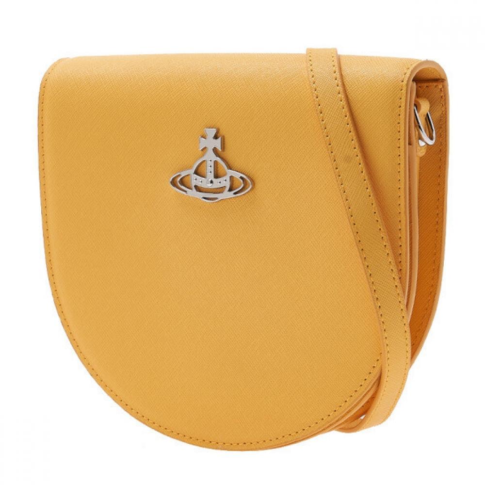 Vivienne WeStwood Women S Saffiano Saddle croSSbody Bag 43030097 L001n E401