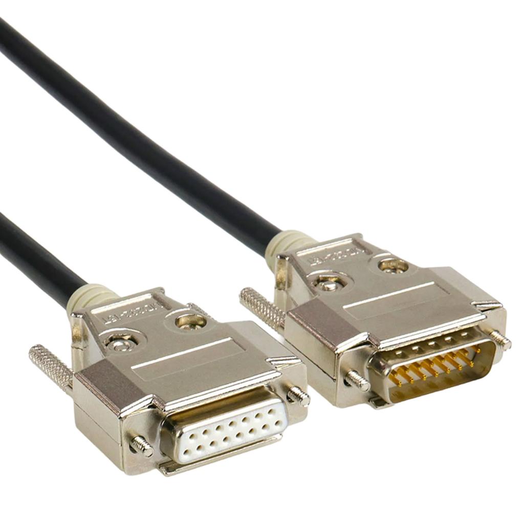 DB15 Stecker Buchse Datenkabel Stecker Drahtleitung 26AWG Reiner Kupferkern für Computer CNC Kassen 1,5m-30m