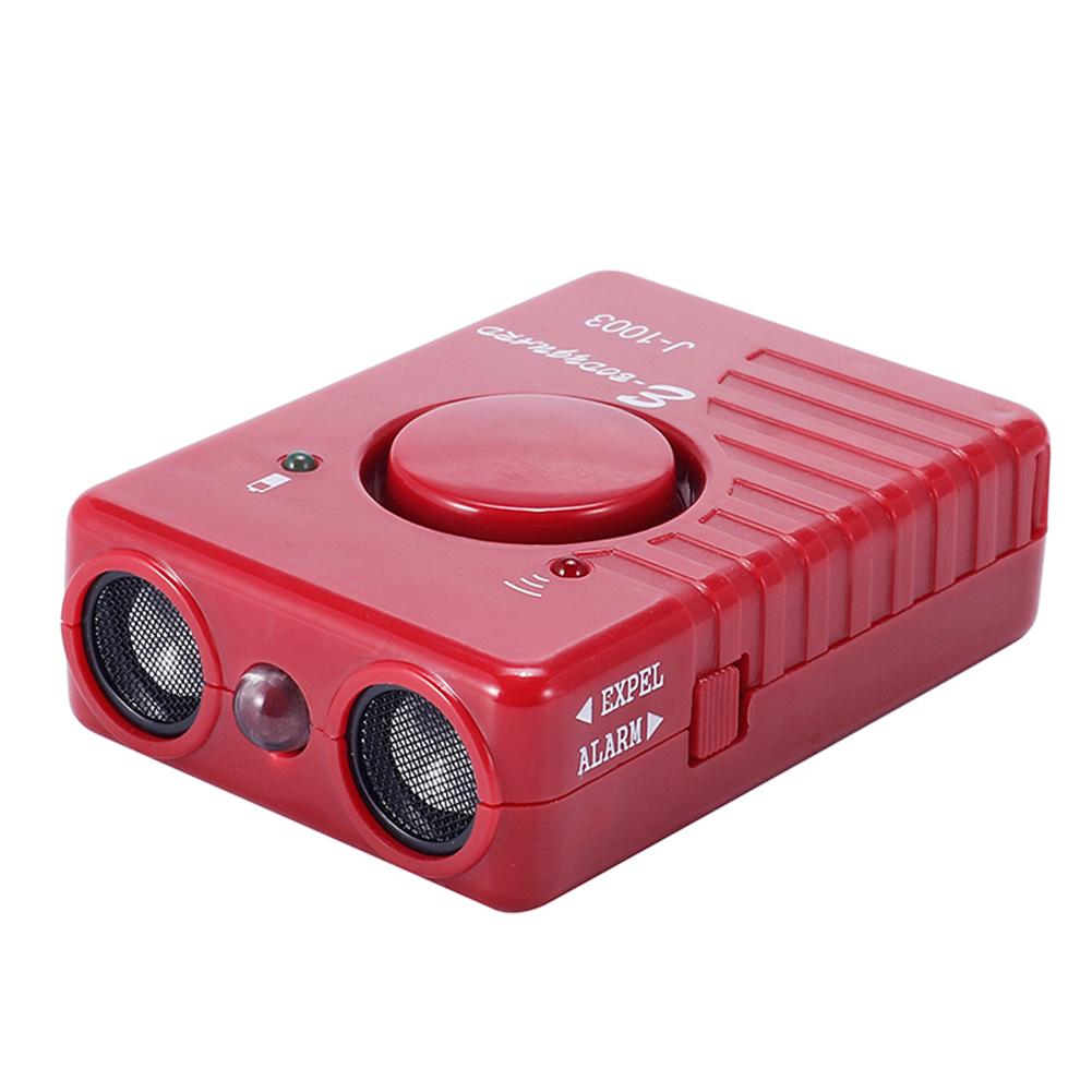 Multifunction Outdoor Ultrasonic Dog Repeller Anti-theft Alarm LED Flashlight Random Color