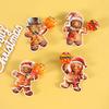Christmas Gingerbread Man Lollipop Holder Card Merry Christmas Decoration 2026 Navidad Natal Xmas Candy Decor Card New Year 2026