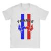 French Rooster France Flag TShirts for Unisex Novelty 100 Cotton Tees Round Collar Short Sleeve T Shirts Big Size Tops