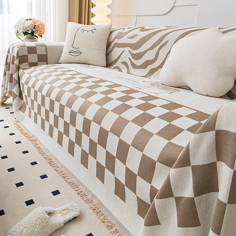 Simple Style Roman Life Sofa Towel Four Seasons Universal All-Inclusive Universal Cover Cover Dust Cover Anti-Scratching
