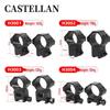 30mm Aluminum Tube Clamp for 11mm/21mm Picatinny Rail Mount - High/Low Scope Accessory