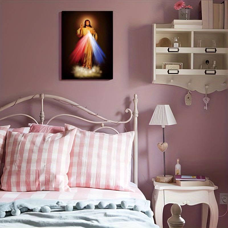 1pc Modern Unframed Religious God Canvas Painting HD Wall Art Print Spiritual Decor for Bedroom & Living Room Ideal Gift for Bel