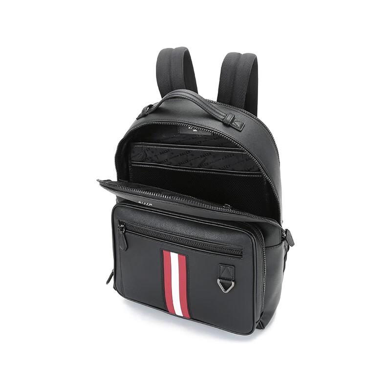 Bally Men's Striped Leather Convertible Backpack