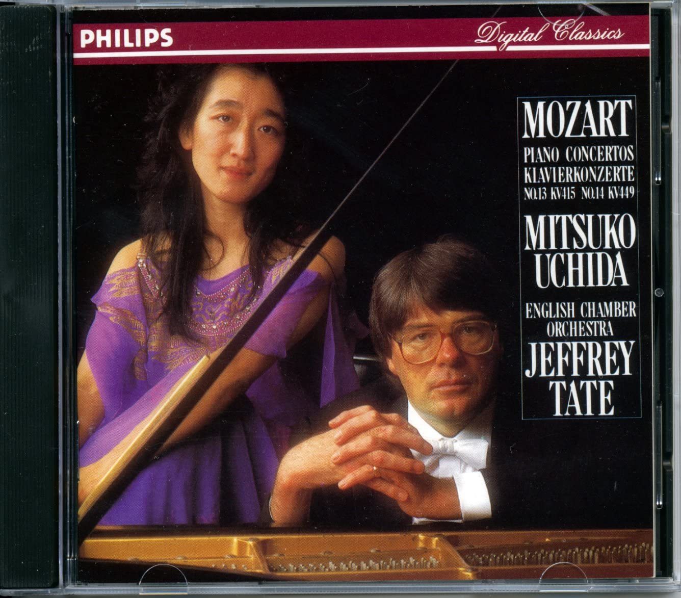 

CD MOZART, UCHIDA, TATE; ECO - Piano Concerti 13 & 14 4223592 US Classical Used