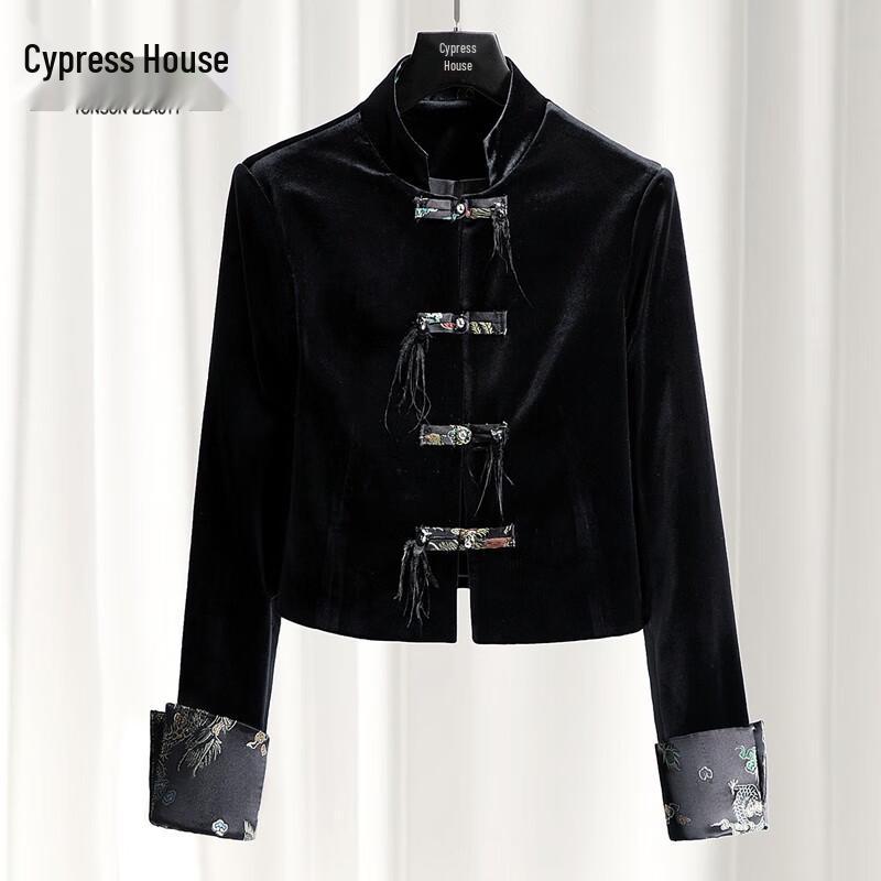 

Жіноча куртка в новому китайському стилі з коміром-стійкою Sibaishe M