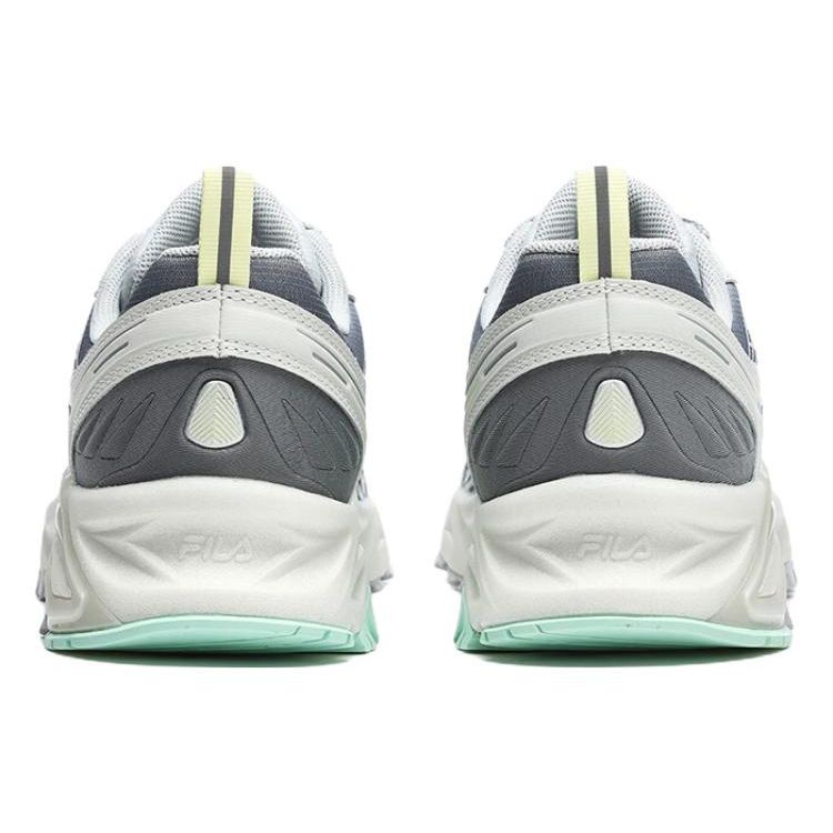 FILA Lynx Lace-Up Sports Comfortable Fabric Synthetic Leather Low-Top Trail Running Shoes Women sneaker Gray A12W241205FLR