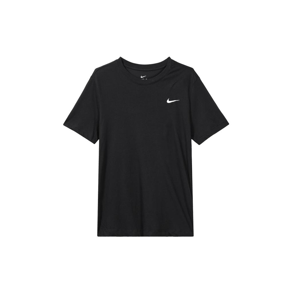 Nike Dri Fit T Shirts Men's Black Crew Neck Moderate Straight Fit BV0644-010