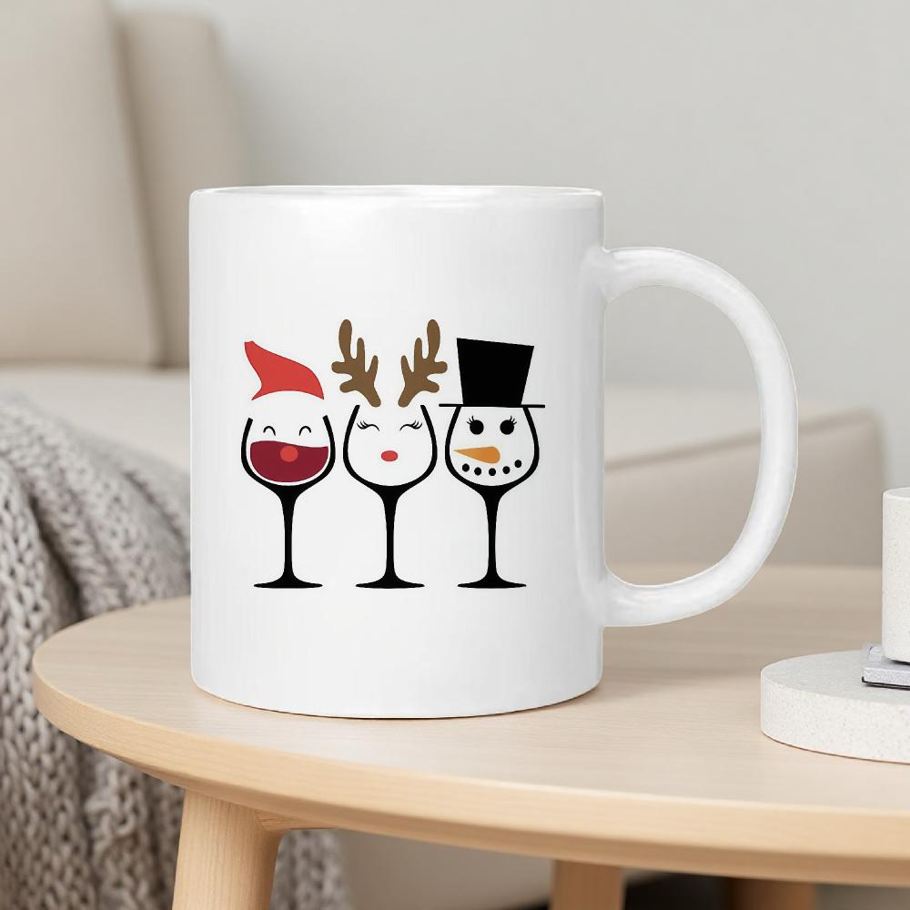 These mugs, printed with adorable snowman and reindeer designs, are the perfect holiday gift for dog lovers. 320ml
