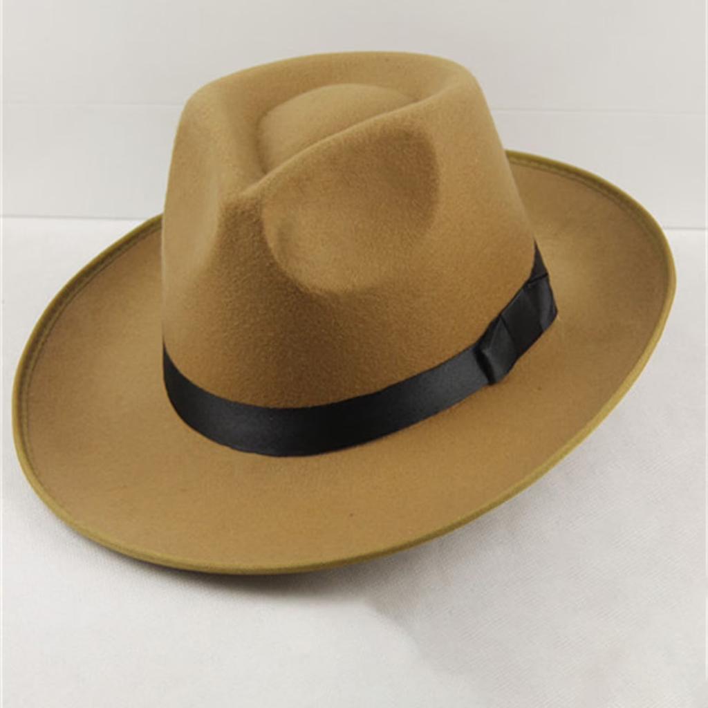 Unisex Wide Sun Hat - Fedora Travel Hat for Men and Women Vacation