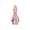 Lucky Pink Ladybug Pendant Unisex Jewelry 387909EN160