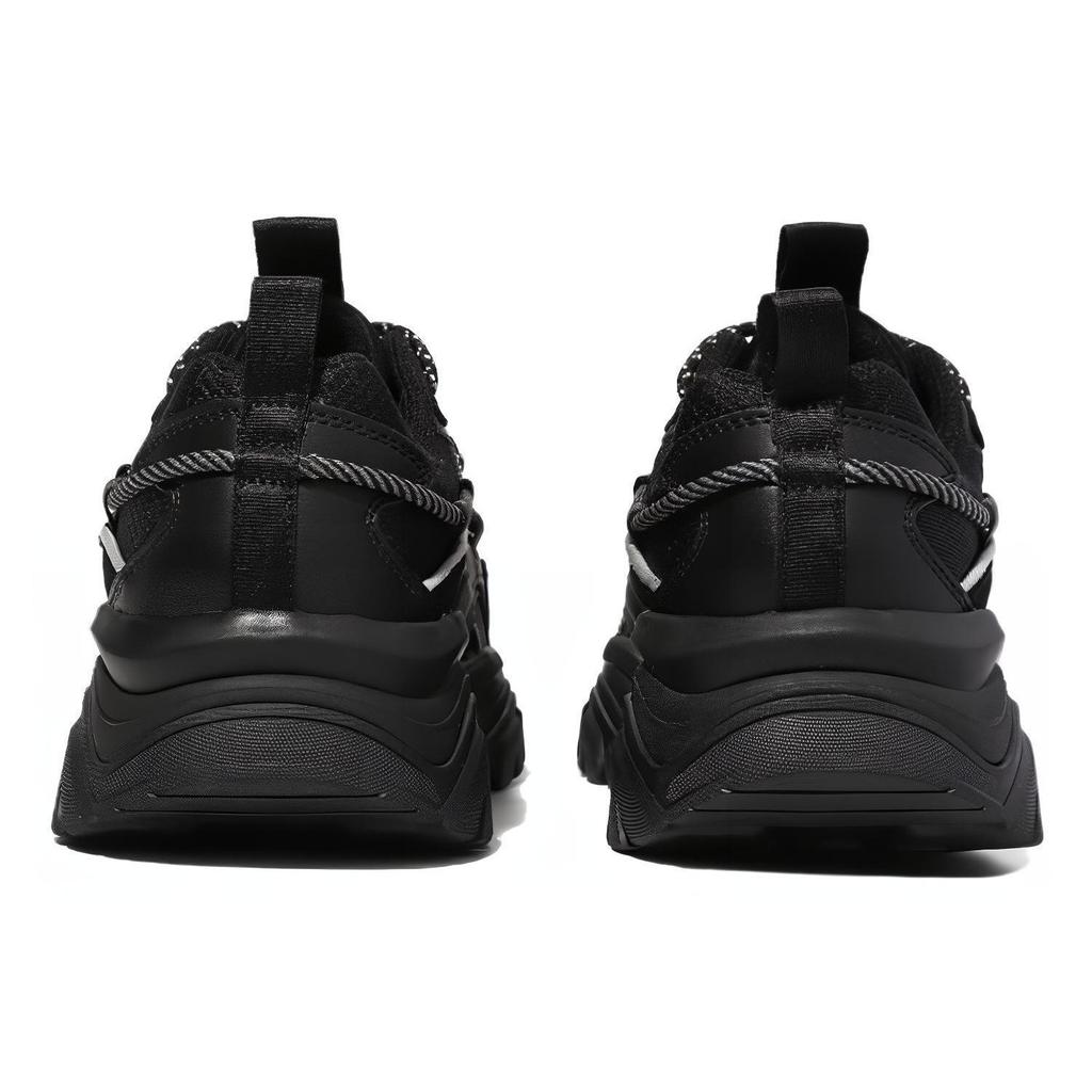 FILA Fabric Retro Sports Abrasion Resistant Breathable Low top Casual Shoes Unisex Black Korean Style 1RM02263E_001