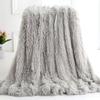 Double Layer Plush Warm Winter Throw Blanket Home Bedspread on The Bed Plaid Chair Towel Sofa Cover Lamb Bed Blankets and Throws