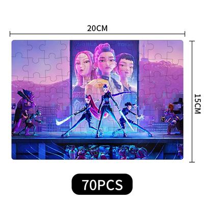 Nová kpop skupina pro lov čarodějnic Rumi, Mira, Zoe, sestavitelná hračka puzzle model dárek