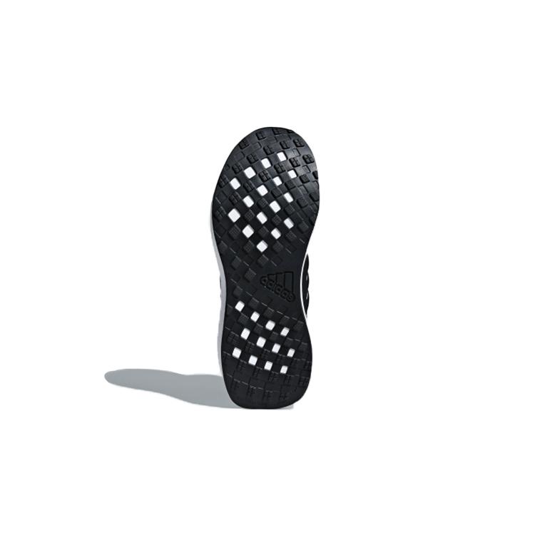 New Adidas Rapida Knit J Slip-Resistant Breathable Low-Top Kids' Running Shoes Black White Teenagers AH2610