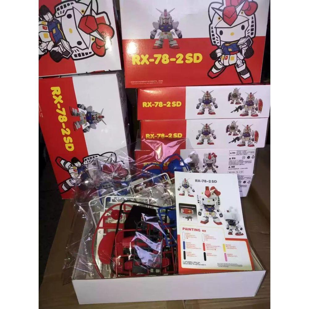 

Latest Hello Kitty 1/144 Scale Adorable Cat Collection Assembly Model Package Action Figure Collectible Toy Designed For Decoration assemble