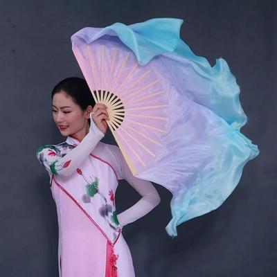 Chinese Traditional Hand Fan Half Circle Performance Fans New Belly Dance Fan