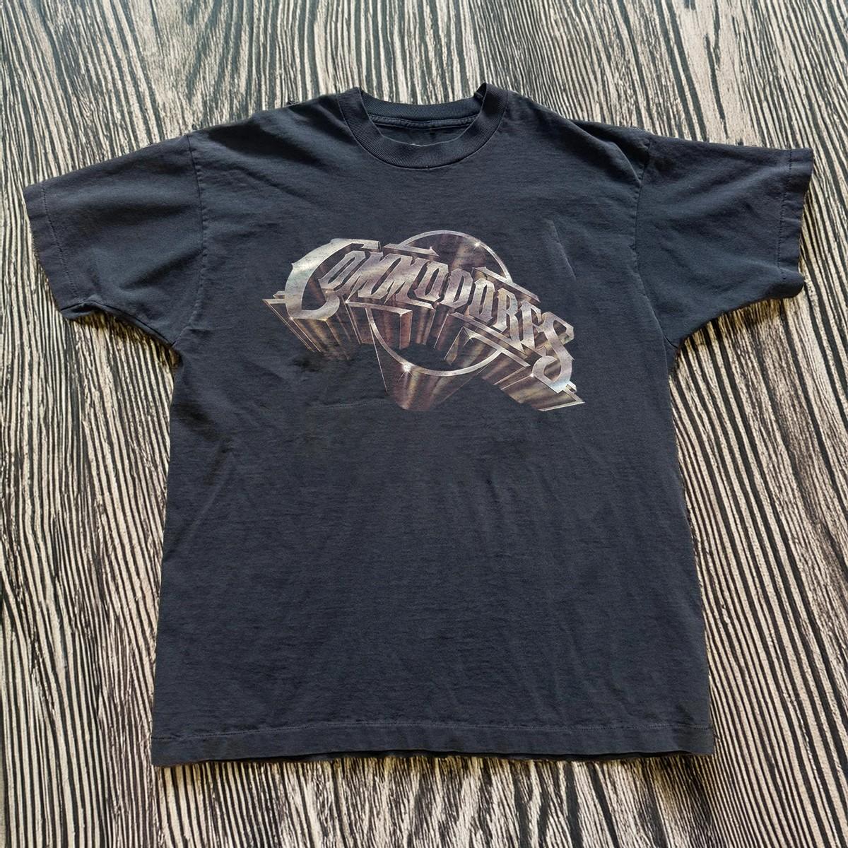 Commodores Band Logo Unisex Black T-shirt Size S-5XL XXXXL