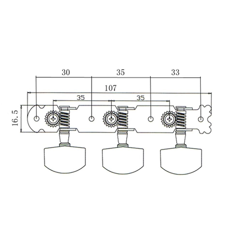 Parts Metal Classic Stringed Instruments Machine Heads Guitar String Tuning Pegs Tuners Keys Parts