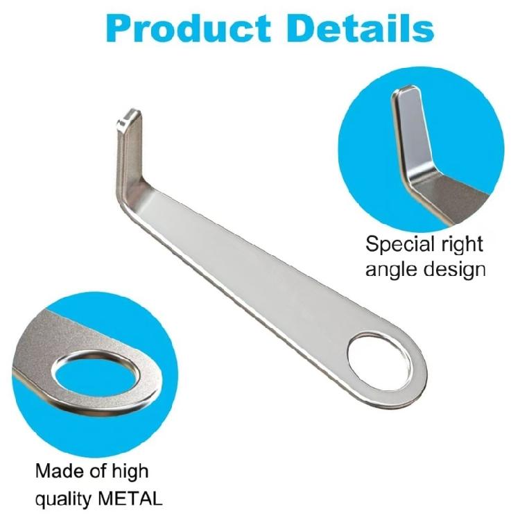 2pcs Sturdy Stainless Steel Materials Doorbells Key Tool for Secure and Simple Removal of Rings Battery Doorbells