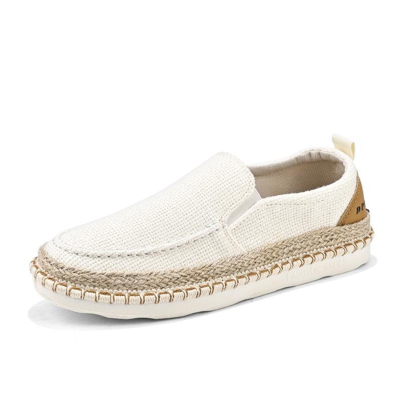 Fashion New Men Espadrille Shoes Summer Men Canvas Shoes Breathable Men's Casual Shoes Slip On Shoes Graffiti Espadrilles Footwear Flats