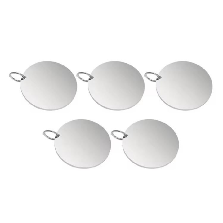 

AntiCorrosion Stainless Steel Pet IDs Hangtags Smooth Edged Lasers Engraveds Personalizeds Identification For Sensitive Skin 20mm