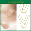 Zodiac Constellation Fashion Accessories Necklace Chain Set Women Gift Jewelry