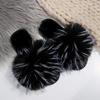 Plus Size Gosedjursplatta Höst Ny Rund Tå Öppen Tå Mjuk Sula Halkfri Slitstark Flip-flops