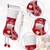 Three Dimensional Christmas Stocking Elderly Snowman Xmas Tree Hanging Ornaments  Fireplace
