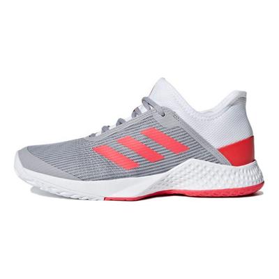 Adizero Club Bequeme Leichte Strapazierfähige Low-Top Tennisschuhe Damen Sneaker Grau Orange CG6364