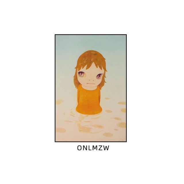 Yoshitomo Nara dekorative Malerei Mädchenzimmer japanischen Stil hängende Malerei Schlafzimmer Nachttisch kreative Cartoon Wandpuppe