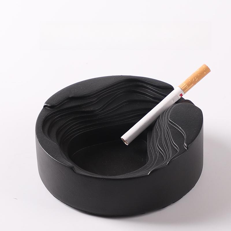 Ashtray Ins Wind Simple Modern with Cover Home Living Room Creative Personality Trend Anti-flying Ashtray