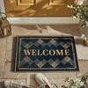Geometry Welcome Entrance Doormat Outdoor Indoor Room Area Rugs Hallway Front Door Mat Carpet Custom Washable