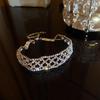 European & American Rhinestone Choker Necklace - Sleek, Short, Sexy Design