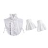 Detachable False Collar Girls Wrist Cuffs Clothes Choker for Shirt or Dress Ruffled Lapel Shawl for Lady Girl Choker