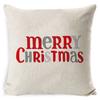 Christmas Pillowcase Gray and White Plaid Office Lumbar Support Home Bedside Cushion Car Neck Cushion