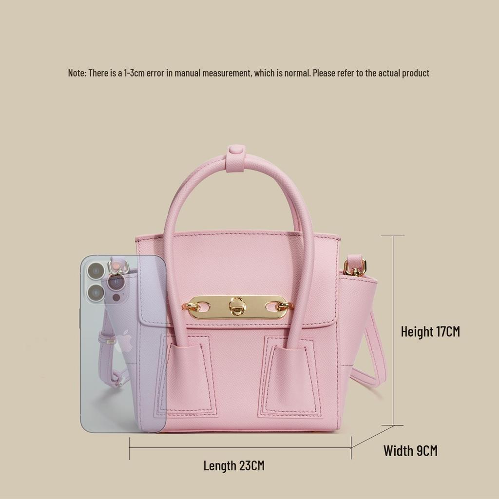 2024 Fashion Niche Design Winged Cowhide Crossbody Shoulder Bag for Women