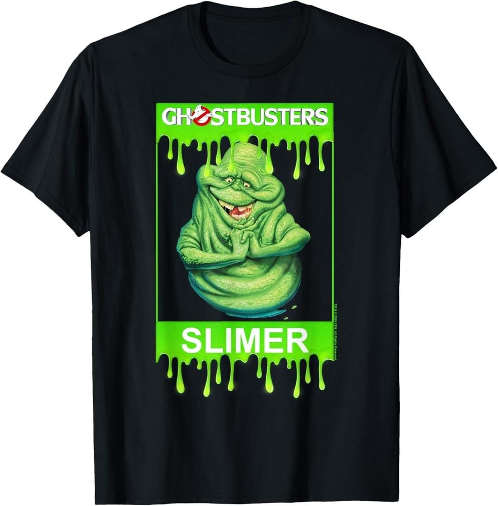 Ghostbusters Slimer Portrait Poster T-Shirt