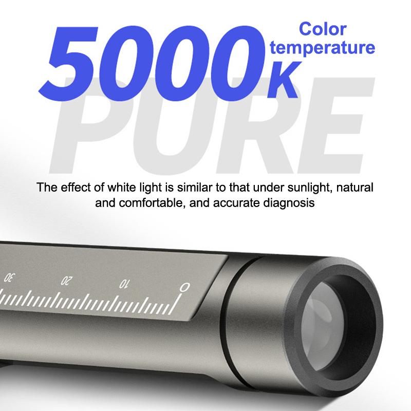 Rechargeable Medical Handy Pen Light Dual Light Source Led Flashlight Mini Pocket Doctor Oral Examination Penlight Clip Lamp