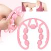 Leg Massage Roller 7 Wheels All Round Massaging Relieve Muscle Soreness Leg Rollers for Calf Thigh Pink