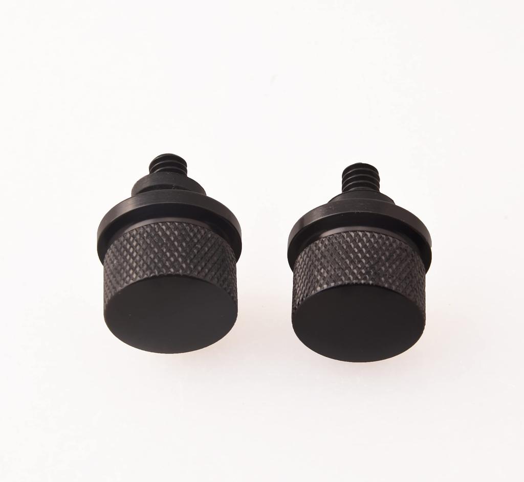 Goldfire Motorcycle Seat Screw Seat Bolt for Harley Circle Black (A)