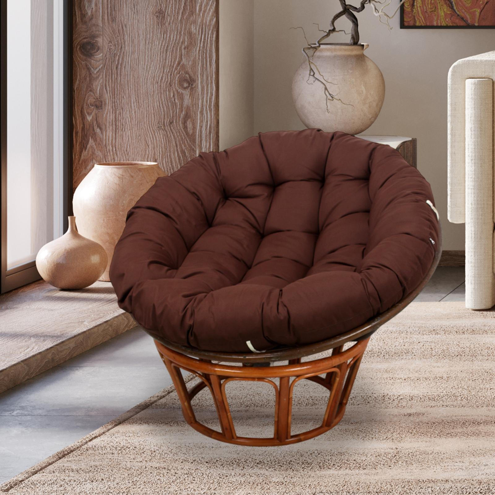 Подушка для кресла-яйца для подвесной корзины поддержка спины коврик для сиденья на открытом воздухе 60x60 cm 2766₽