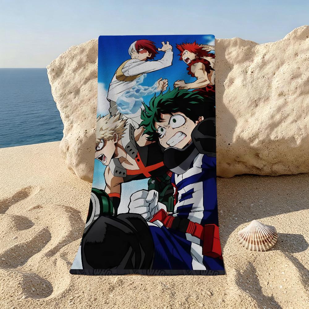 Comic My Hero Academia Towel Towels For Beaches Yoga Studios Gyms Hot Springs Swimming Pools And Picnics