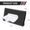 Car Visor Tissue Holder, Upgraded Version Hanging Tissue Holder in Car, Premium PU Leather Paper Napkin Organizer, Universal for Vehicles, Trucks,